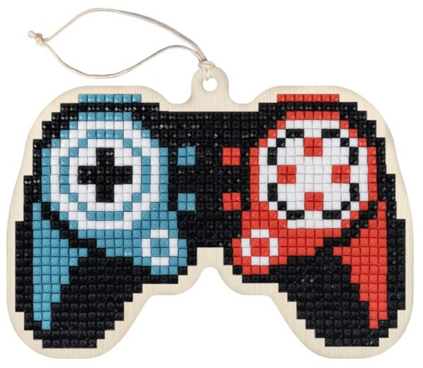 Алмазная (кристальная) мозаика Фрея ALVP-025, подвеска Джойстик, 10.5х8 см