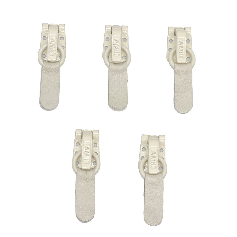 Крючок шубный Amii 50 мм, RAL 1013, 50 шт, кремовый