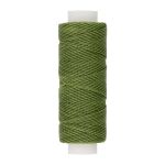 Нитки для кожи вощёные кручёные (полиэстер) 0.45 мм, 40 м, 011 зеленый, LC-005, Промысел