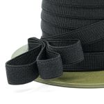 Резинка бельевая (бретелечная) 12.0 мм / 50 метров, черный, МL195.012