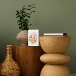 Кристальная (алмазная) мозаика Фрея ALVO-513, открытка, Розовый букет, 13.5х20 см