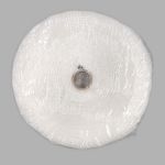 Лента (тесьма) шторная: сборка параллельная (1:2) 40 мм / 50 метров, (1 ряд петель, 2 шнура), прозрачный, C615M