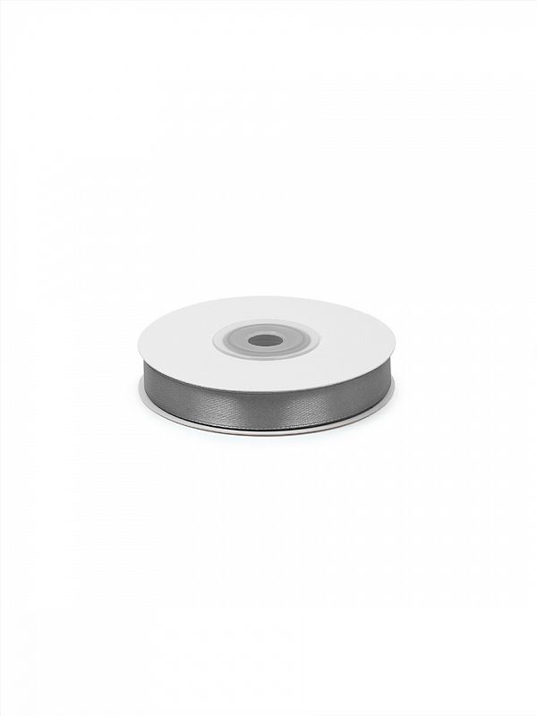 Лента атласная 1-сторонняя 12.0 мм / 22.5±1 метра, 3170 т.серый, Magic4Hobby