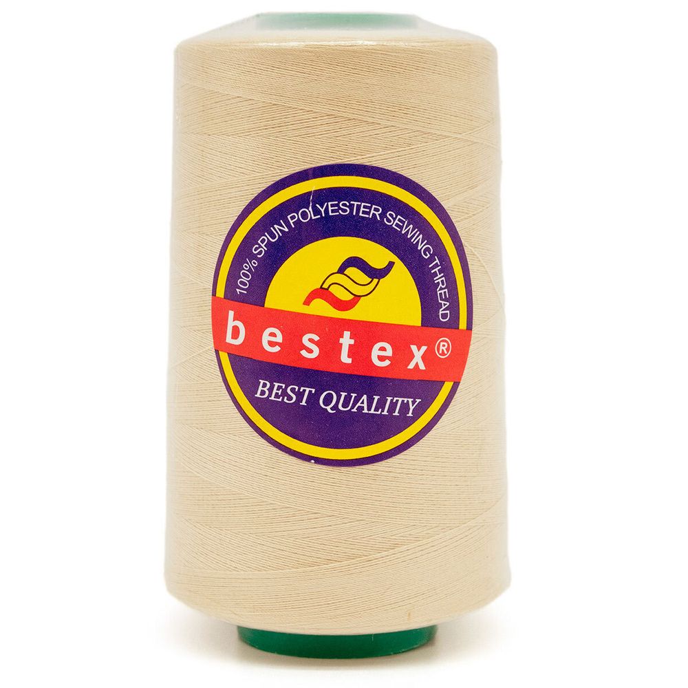 Нитки универсальные Bestex 40/2, 4570 м (5000 ярд) / 1 кат., 229 топленое молоко