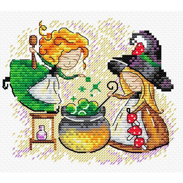 Набор для вышивания нитками МП Студия, По старинному рецепту 11х13 см