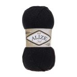 Пряжа Alize (Ализе) Sal Sim / уп.5 мот. по 100 г, 460м, 60 черный