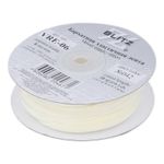 Лента бархатная (тесьма) эластичная 06.0 мм / 16.5±1 метра, 042 молочный, Blitz VRE-06