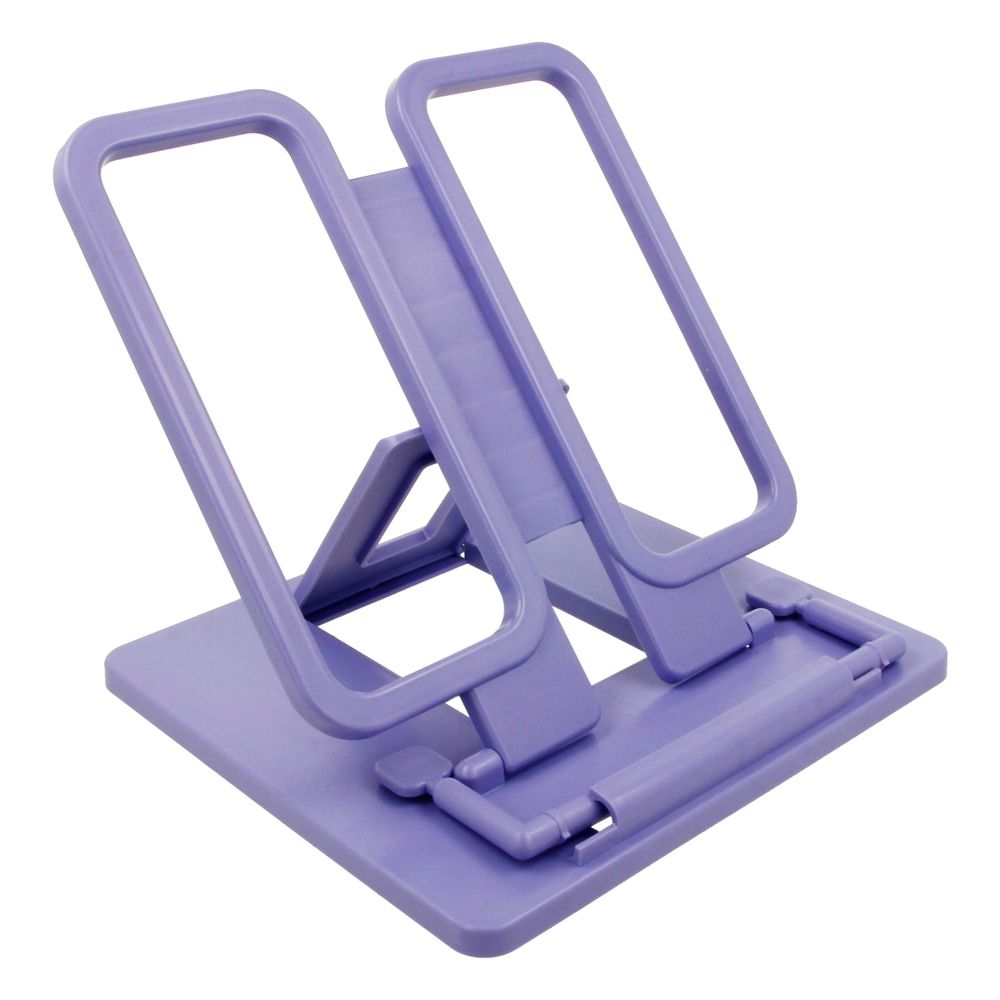 Подставка для книг пластиковая (пастельные цвета), фиолетовый, Лео LPDK-02