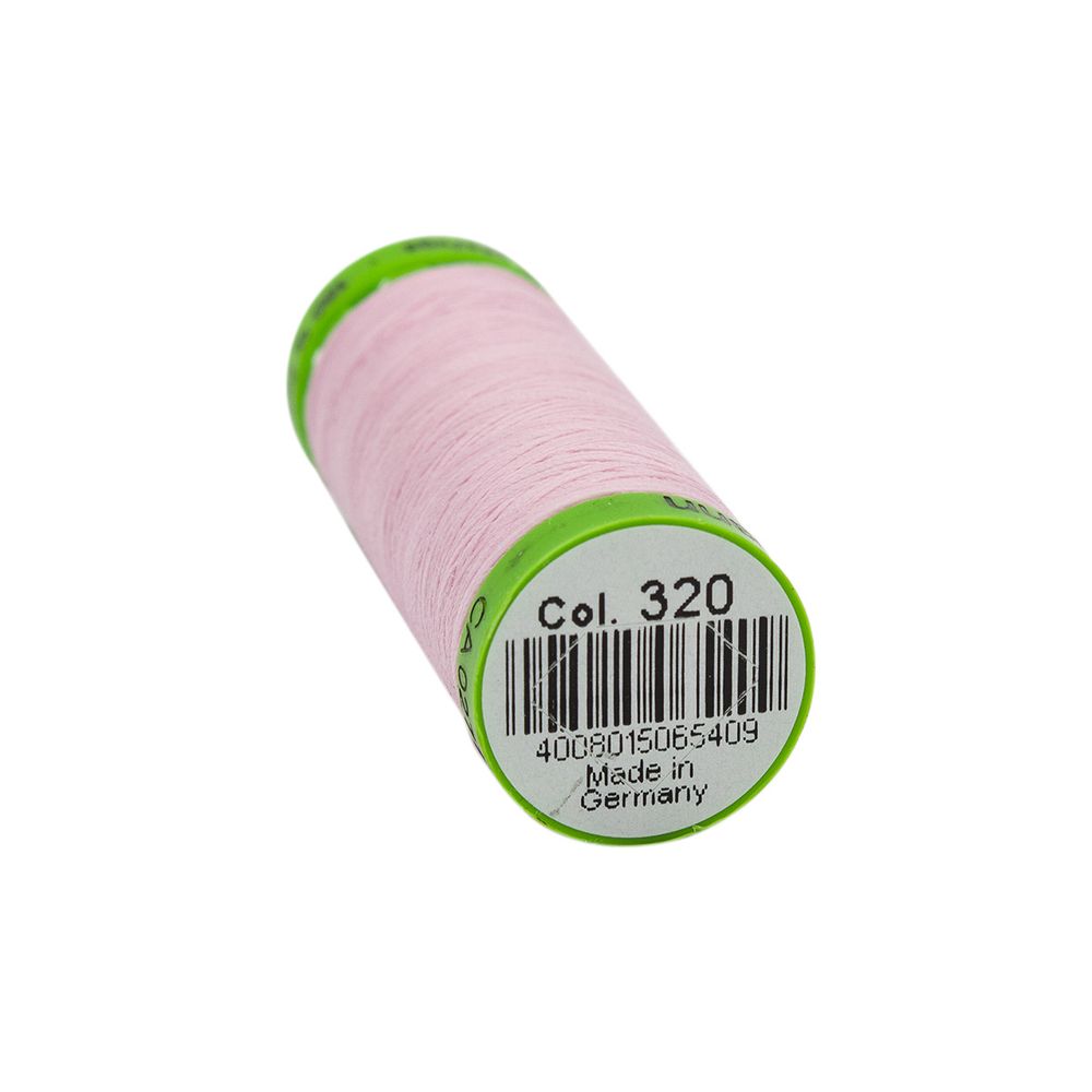 Нитки для тонких тканей Gutermann Extra Fine 150, 200м, 320 зефирно-розовый, 5 катушек
