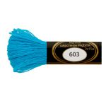 Мулине Радуга, цв.603 я.бирюзовый, Россия, 8 мотков по 15 метров