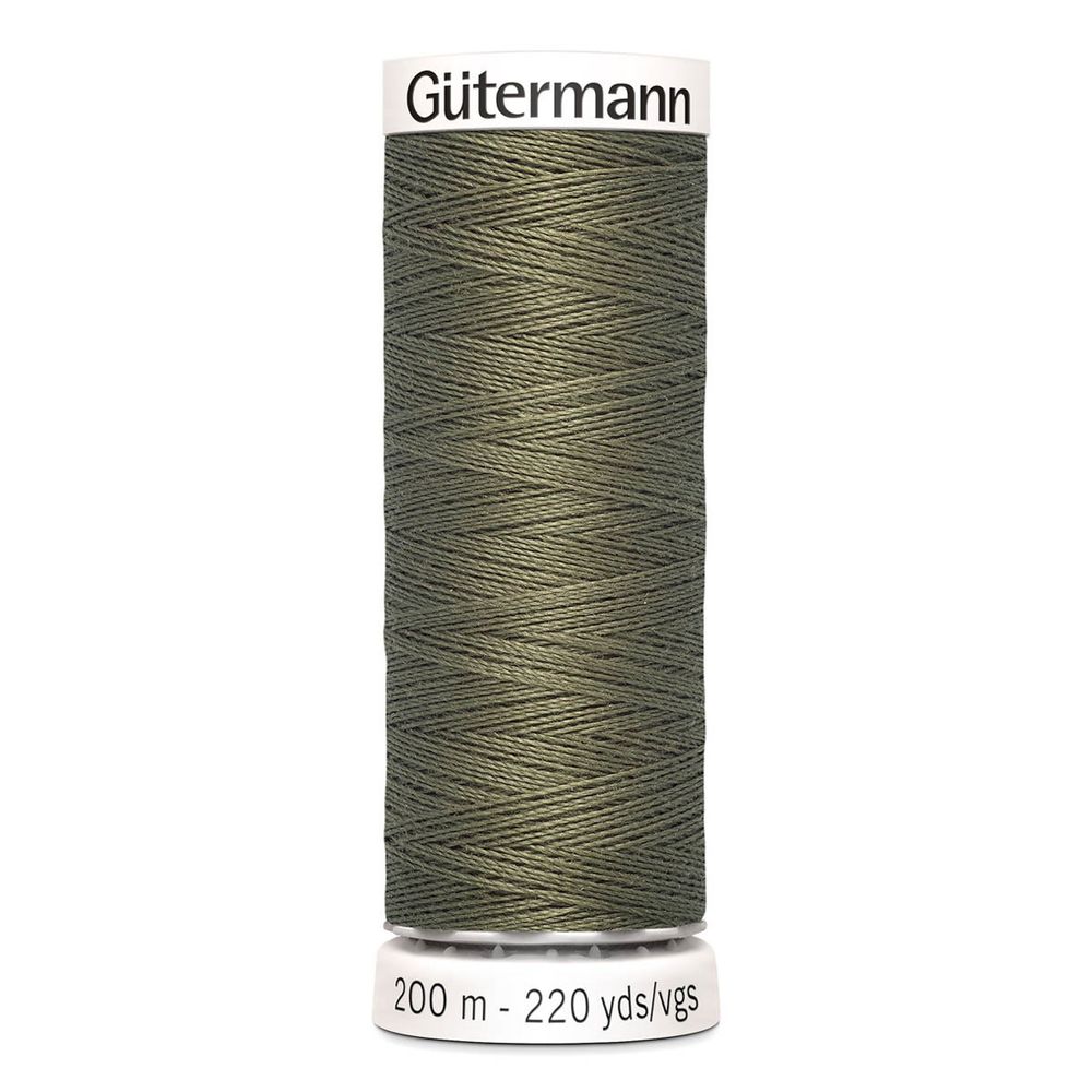 Нитки универсальные Gutermann Sew-all, 200м, 825 золотисто-оливковый, 1 катушка