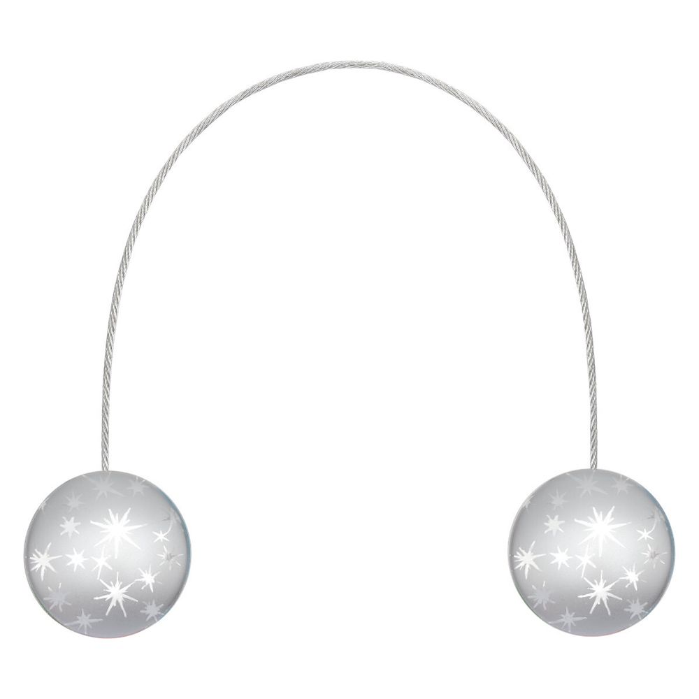 Клипсы для штор магнитные с тросом, 30см ⌀45, 1Р