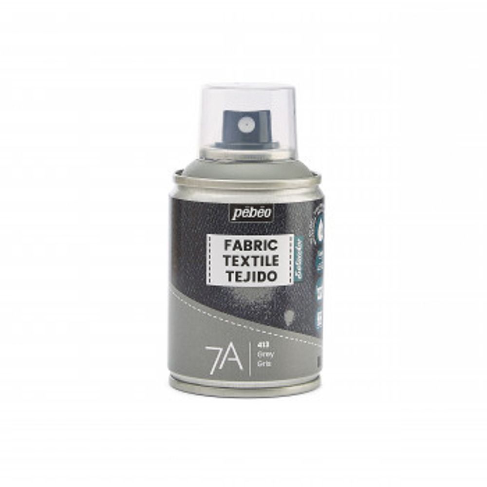 Краска для текстиля аэрозольная 7А Spray 100 мл, св.серый 805413, Pebeo
