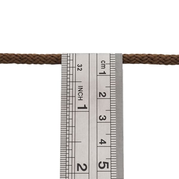 Шнур плетеный ⌀4.0-5.0 мм / 100 метров, 034 т.бежевый