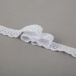 Кружево шитьё 22 мм / 9±0.2 метров, Турция, белый, Gamma GYEM-2200
