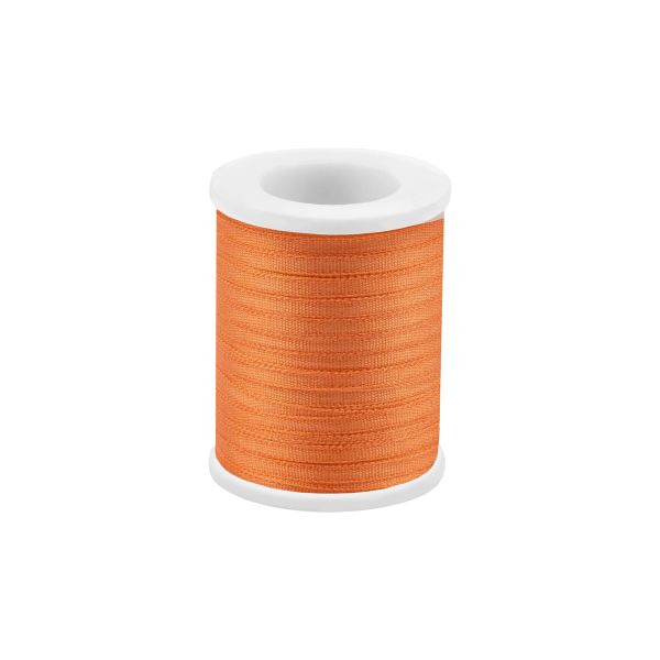 Лента (тесьма) шелковая 2.0 мм / 45.5±0.5 метров, №059 оранжевый, Gamma SR-2