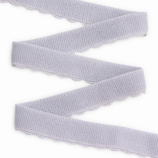 Резинка бельевая (отделочная) становая 12.0 мм / 50 метров, св.серый, (МЛ175.012/1)