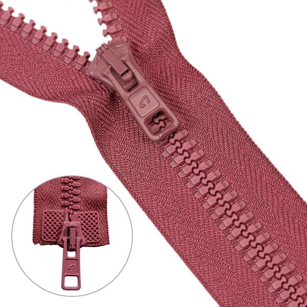 Молния трактор Arta Т6 (6 мм) 2 зам., разъем., 65 см, 025 ст.роза, 5 шт