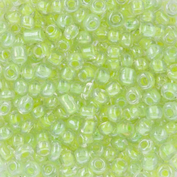 Бисер Zlatka 11/0 (2.1 мм), 100 г (10х10 г), №2214 салатовый, GR