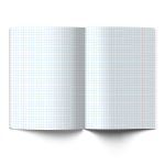 Тетрадь ученическая общая, выборочный лак, A5 96 л. на скобе 65 г/м², белизна 100% 5 шт клетка, 01533 Для творческих заметок, Светоч Т80