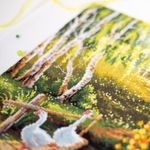 Набор для вышивания нитками Чудесная игла 110-331, Деревенский пруд, 40х31см