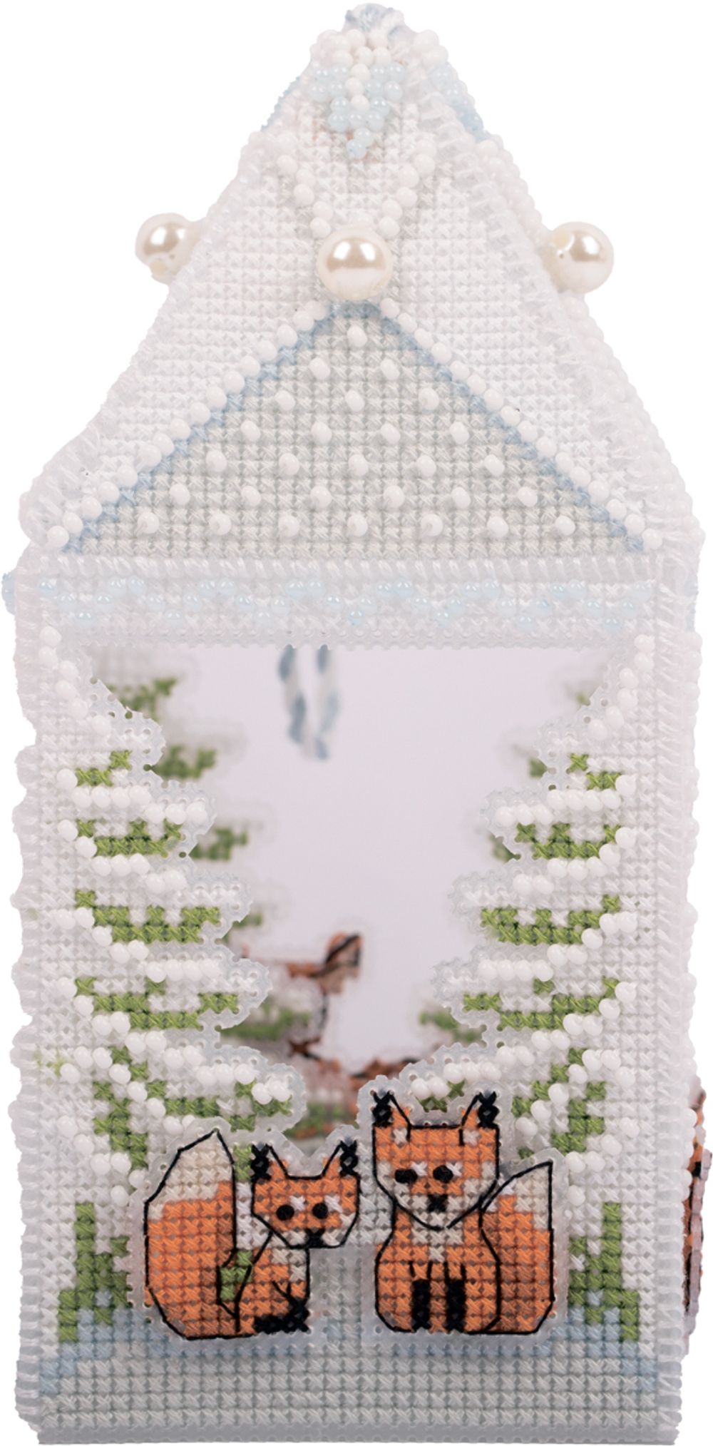 Набор для вышивания нитками Panna, Лесной фонарь