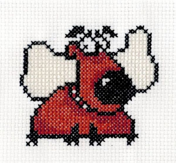 Набор для вышивания нитками Нитекс, Джек 8х7 см