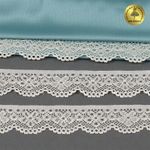 Кружево эластичное (стрейч) 25 мм / 5 метров, TBY.8032, цв.03 сумрачно-белый