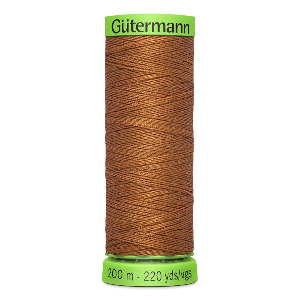 Нитки для тонких тканей Gutermann Extra Fine 150, 200м, 448 шоколадная охра, 5 катушек