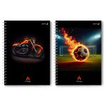 Тетрадь ученическая общая, A4 80 л. на гребне 65 г/м², белизна 100 %, 4 шт, клетка, 01229 Формула движения, Светоч Т125