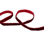 Лента бархатная (тесьма) 10.0±2 мм / 10±0.5 метров, с метанитом, рис 9252 малиновый/красный, Blitz С3722Г17