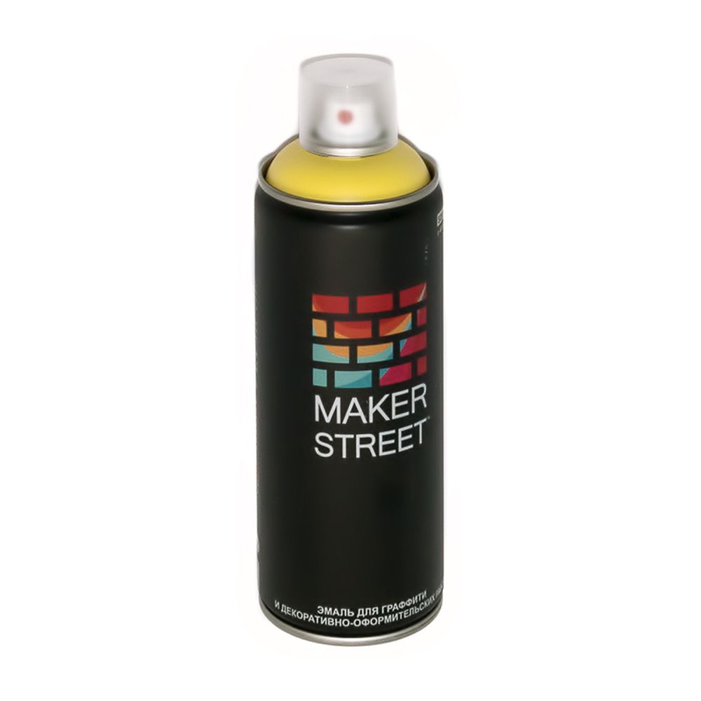 Эмаль для граффити 400 мл, 102 Зелено-желтый, Makerstreet MS400