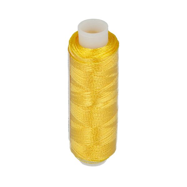 Нитки вышивальные Gamma V150/2, 10х200 ярдов, 3137 желтый