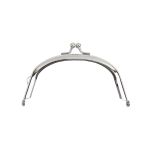 Застежка для сумки фермуар 10.5х6.5 см, 1 шт, 01 серебро, Gamma FER-25