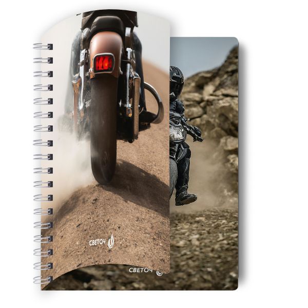 Тетрадь ученическая общая с двойной обложкой, A5 96 л. на гребне 65 г/м², белизна 100 %, 4 шт, клетка, 01211 Движение на опережение, Светоч Т118