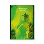 Блокнот на скобе, A5 48 л. 12 шт клетка, Зелёные узоры 01736, Б262 Светоч