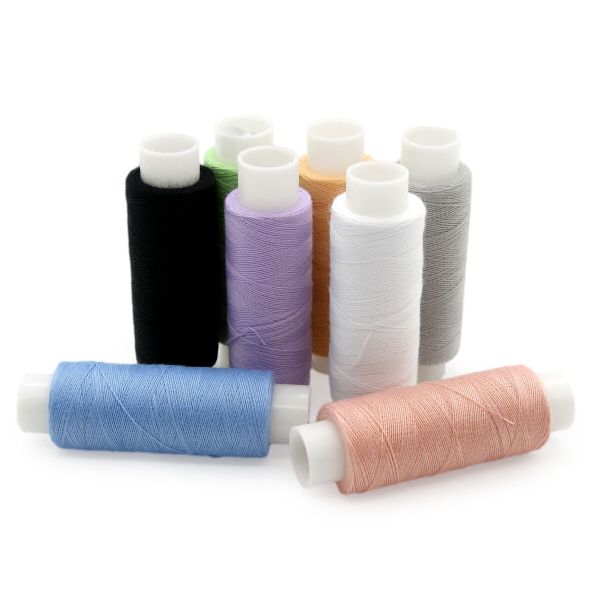 Швейные нитки (набор) ПНК им.Кирова 50/2, 150 м / 8 кат., пастель, ассорти