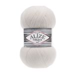 Пряжа Alize (Ализе) Superlana TIG / уп.5 мот. по 100 г, 570м, 599 слоновая кость A