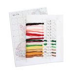 Набор для вышивания нитками МП Студия, Встречаем Новый год 15х19см