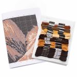 Набор для вышивания нитками Hobby&Pro, Царь зверей, 22х31 см