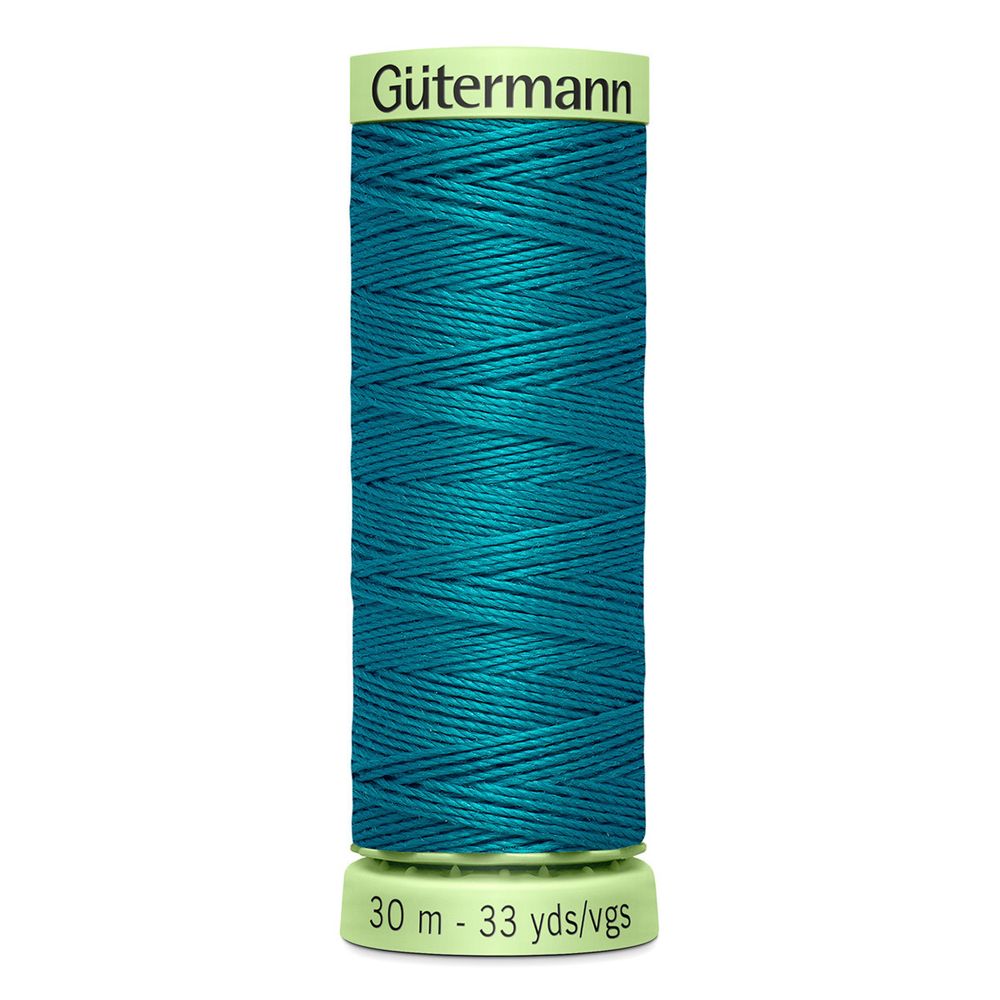 Нитки отделочные Gutermann Top Stitch, 30м, 189 зеленая бирюза, 5 катушек