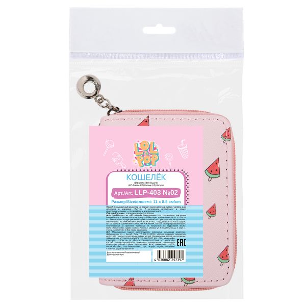 Кошелек 11х8.5 см, полиуретан, №02, Lol&Pop LLP-403