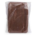 Тесьма отделочная Шанель 13 мм, 25 м, SR030 т.коричневый