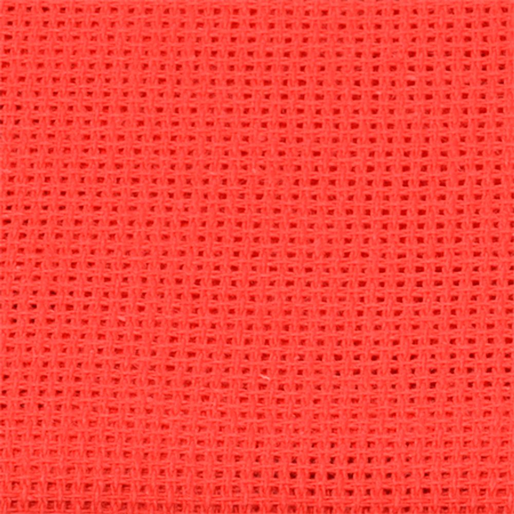 Канва для вышивания мелкая, 851 (613/13) (10х60кл) 40х50 см, цв. красный
