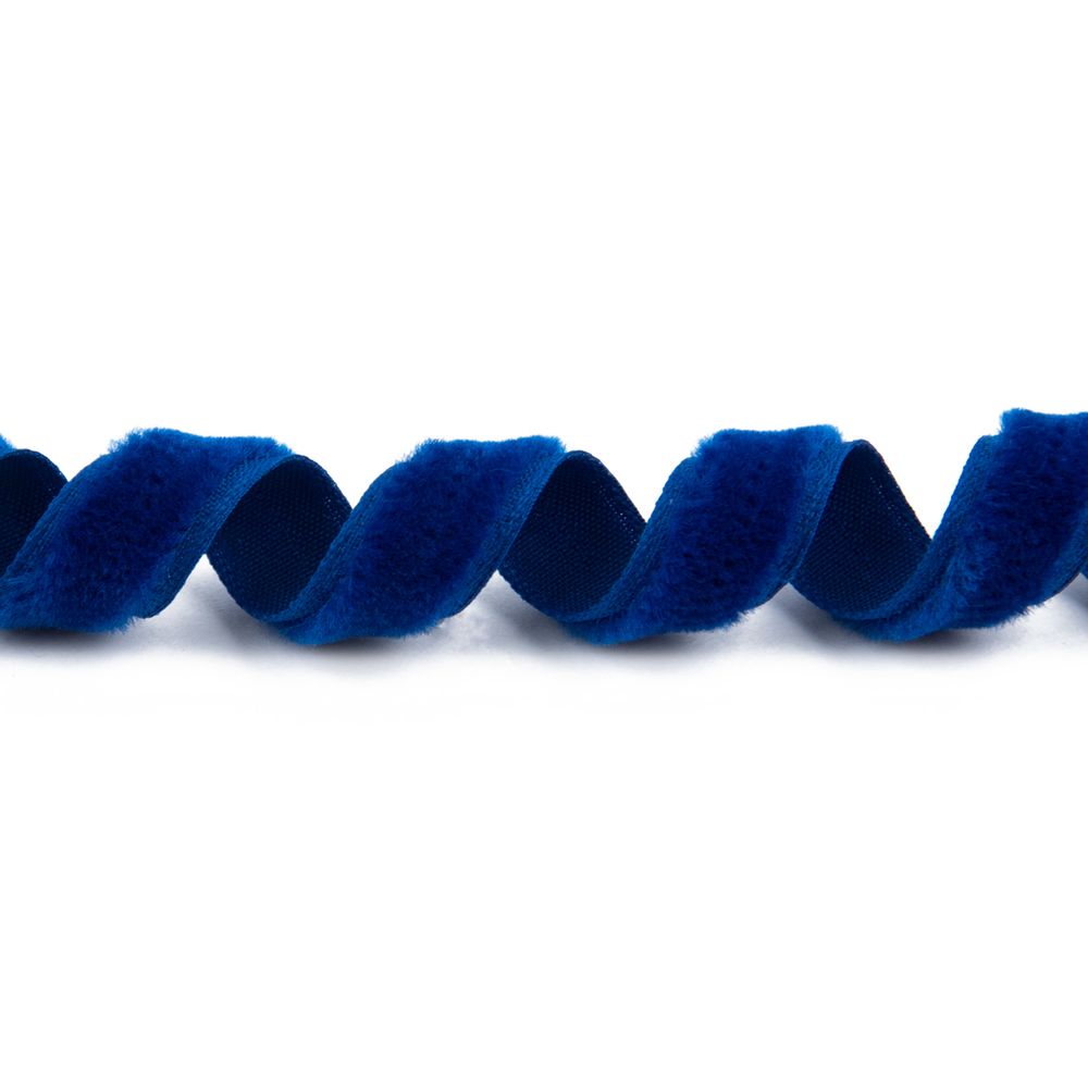 Лента бархатная (тесьма) 9-11.0 мм / 10±0.5 метров, василек, Blitz С3574Г17