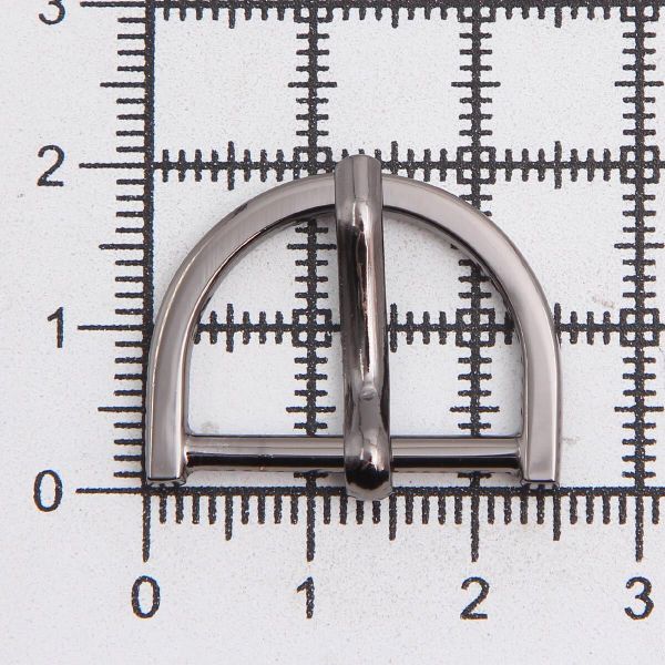 Пряжка ременная металл 20 мм, 2 шт, олово (чер.никель), MB-185