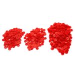 Кнопка рубашечная ⌀12,5/10мм пластик (≈100 шт) New Star (162 красный)