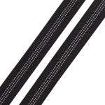 Стропа (ременная лента) 24 мм / 45.72 метра, [25.10 г/пог.м], со светоотражающими полосками, 01 черный, 3Al355