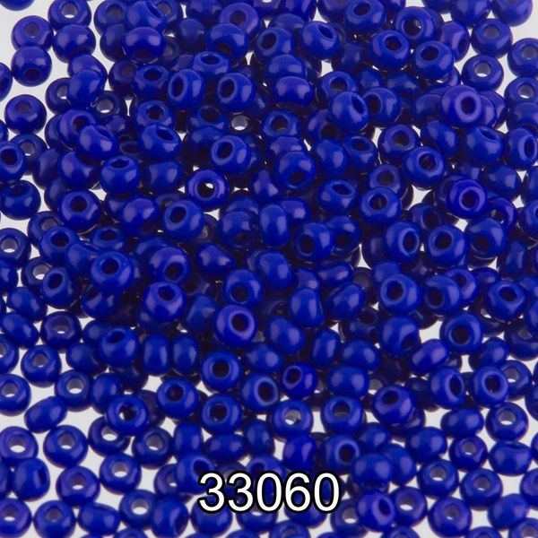 Бисер Preciosa 10/0 (2.3 мм), 500 г, 33060(Ф173) васильковый