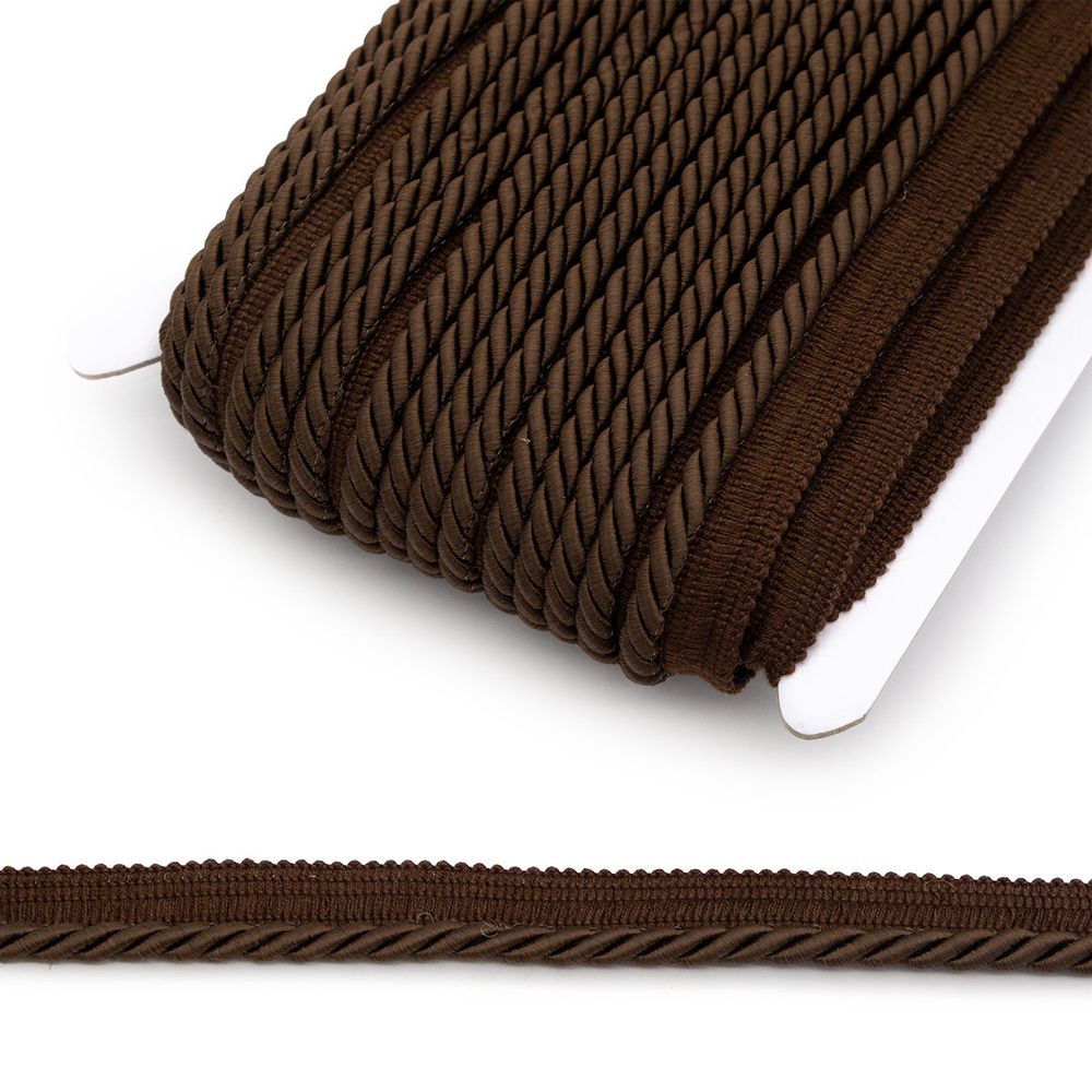 Кант витой 9 мм / 25 метров, вискоза (90/35 гор.шоколад)